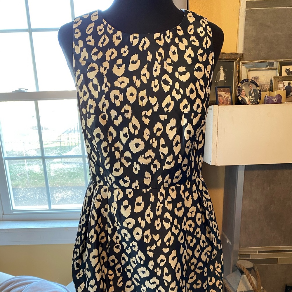 Eliza J leopard like printed dress